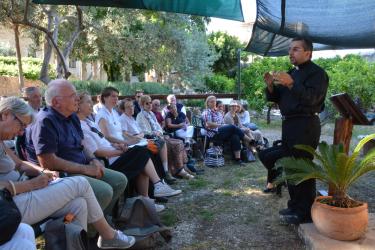 Nazareth (40 minutes de l'Oasis) : Présentation Vie des Arabes Chrétiens en Terre Sainte